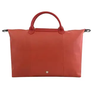 Longchamp Le Pliage Cuir 撞色羊皮兩用袋/皮夾套組 #1630