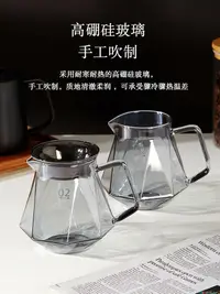 在飛比找松果購物優惠-日式風格玻璃咖啡壺戶外露營帶刻度手衝咖啡壺 (5.9折)