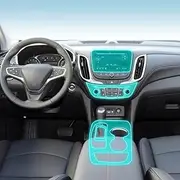 Kaecad Car Interior Film Dashboard Piano Board Shift Center Console Anti-Scratch Transparent TPU Protection Film Accessories，for Chevrolet Equinox 2017-2021 (GPS Navigation)