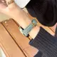 牛仔帆布金屬釦錶帶 22mm快拆錶帶 適用三星Galaxy Watch3 Active 2 S3 時尚秋冬女士手錶帶