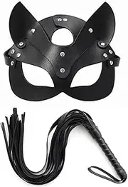 Sex Role Play Training Whip Flriting And Teaser Whip For Bdsm Role Play Sm Leather Restraint Bondage Sex Role Play Training Whip With Mask