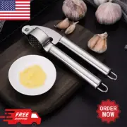 New Garlic Press Crusher Squeezer Masher Stainless Steel Manual Kitchen Tool