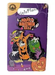 Disney Parks Happy Halloween Series Goofy RIP Pin