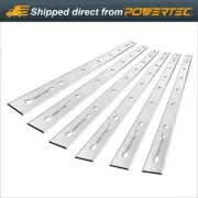 POWERTEC 12-1/2 inch Planer Blades Replacement for DW7342 DW734, 6pcs (12801DD)