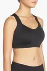 Brooks L12707 Womens Black Molded Uplift Crossback Bra Size XS