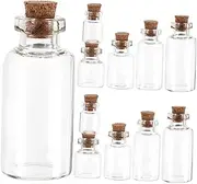 Anneome Mini Sealing Bottle Set Pcs Glass Sample Jars Cork Stoppers Lab Storage Bottles
