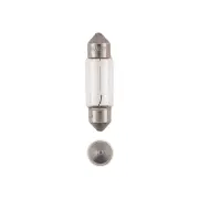 Narva 24 Volt 10W SV8-5.8 T-11mm Festoon Globes 11mm wide x 36mm - Box Of 10