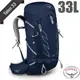 【美國 OSPREY】新款 Talon 33 輕量透氣健行登山背包(水袋隔間+緊急哨+登山杖扣)自助旅行.出國旅遊/陶瓷藍 R