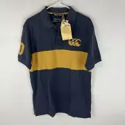 NWT Canterbury of New Zealand CCC Men's Sleeve Rugby Polo Shirt Medium