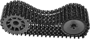 1 Set Remote Control Tank Model Replacement Wheels and Rubber Tank Track for Robot Car Model Tank Making Construction Toys