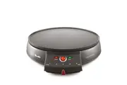 Beville 1000W Electric Crepe Pancakes Creations Aluminium Non-Stick Maker Cooker
