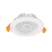 CLA LIGHTING Motion 10W 5000K LED Downlight Kit with PIR Sensor - 120mm White