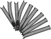 1 Set City Train Track Realistic High Speed Rail Model with Straight Tracks Safe Friendly Train Playset for Creative Imaginative Play