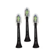 3x Philips Sonicare DiamondClean W Replacement Brush Heads | Black | w/o Box