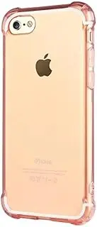 Shockproof Tough iPhone 5 SE 6S 8/7 Plus X Soft Gel Clear Case Cover for Apple (iPhone 6 Plus | 6S Plus, Pink)