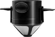 Pour over Coffee Dripper, Reusable Stainless Steel Pour over Coffee Filters, Eas