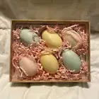 NEW IN BOX Gift Box of 6 French Soap Easter Egg Spring Soap Savon Printemps