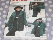 BURDA 4142 MISSES JACKET AND WAISTCOAT PATTERN UNCUT-SIZES-10-20