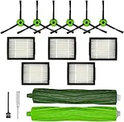 Replacement Parts Accessories Kit for iRobot Roomba J5 J5+ J6 J6+ J7 J7+ J8 J8+ J9 J9+ J J Plus Series Robotic Vacuum Attachment, 1 Rubber Brush, 5 HEPA Filter, 6 Side Brush