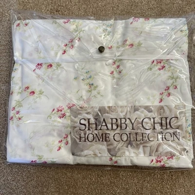 2 NEW Shabby Chic Home King Pillow Case Sham Roses Rachel Ashwell Pre Target
