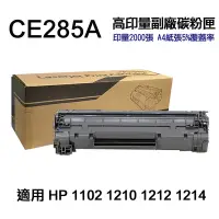 在飛比找Yahoo奇摩購物中心優惠-【HP惠普】 CE285A 85A 高印量副廠碳粉匣 適用 