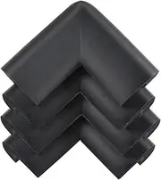 Totority 10pcs Table Corner Protector Table Corner Cushion Table Corner Cover Table Corner Guard Black