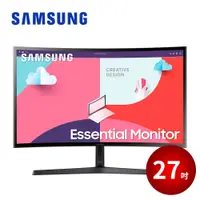 在飛比找蝦皮商城優惠-SAMSUNG 27吋 S3 1800R 美型曲面顯示器 S