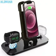 Wireless Charger Dock Charging Station 3 in 1 For Apple Watch iPhone 13 12 11 XS