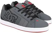 [DC] Men's Net, Grey/Black/Red, 10