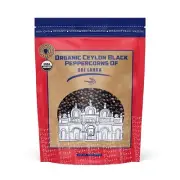 Gourmanity Organic Ceylon Whole Black Peppercorns, Hand Picked in Sri Lanka, 1lb