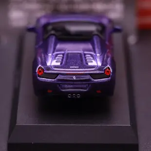 1/64 京商 法拉利 458 Spider 合金車模 老車