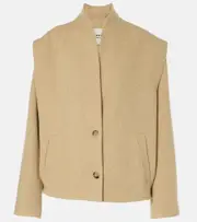 [Marant Etoile] Marant Etoile Drogo wool-blend coat AU 16 grey