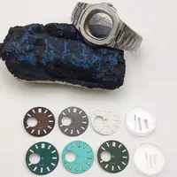 在飛比找蝦皮商城精選優惠-Pp 手錶套裝錶殼錶帶錶盤指針無機芯手錶配件適用於 NH35