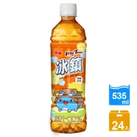 在飛比找momo購物網優惠-【泰山】冰鎮檸檬紅茶 535mlx24瓶/箱(咖波限定版 隨