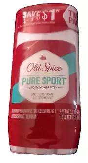 2 pk Old Spice High Endurance Pure Sport Antiperspirant/Deodorant Twin Pack 3oz