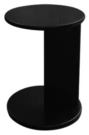 Brentwood Round Lamp Table - Black