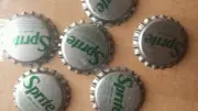 100 sprite. Coke new and unused bottle caps
