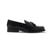 [Tod`S] Tod`S-Black Nappa Leather Loafer-Uomo 10 UK