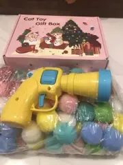 Cat Toy Gift Box With Toy Balls And Launcher(Christmas Gift)