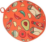 Tortilla Warmer Pouch 11.8 Inch Insulated Microwaveable Fabric Tortilla Keeper Holder Excellent for Corn and Flour Tortillas