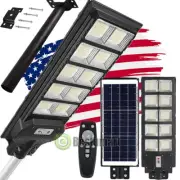 1000W 10000000lm Large Lamparas Sensor Luces Exteriores Luz Solar De Calle +Pole