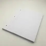 Shuokecrafts Filler Paper, 8-1/2" x 11", College Rule, 3-Hole Punched, Loose-Leaf Paper for 3-Ring Binders,100sheets per pack(white)