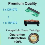 Toner Cartridge TN-1070 + Drum DR-1070 Compatible with Brother HL-1110 HL-1210W