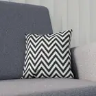 Black & White Zig-zag Cushion