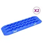 Blue Traction Boards 2 Pack 106cm x 30cm Heavy Duty Nylon Offroad Recovery