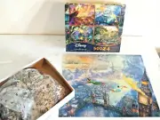 Thomas Kinkade Disney Multipack 4 In 1 Puzzles 500 Pieces Each Lion King ++