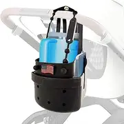 Drink Keeper Universal XL Drink Cup Holder | Extra Large with Phone Side Pockets | Perfect for Beach or Lounge Chair | Stroller Cup Phone Holder | Hold Accessories for Boat, Kitchen, Office, or Car