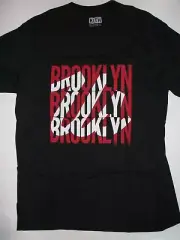Kith Us Brooklyn New York Tee Shirt Black / Red Men's Large NEW! Ronnie Fieg