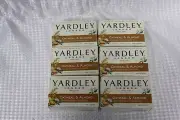 Yardley London "Oatmeal and Almond" Bar Soap - Lot of 6 - 4.25oz Bars