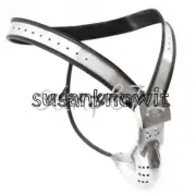 Chastity Lock Device Stainless Steel Silicone Male Chastity Belt Pants Binding